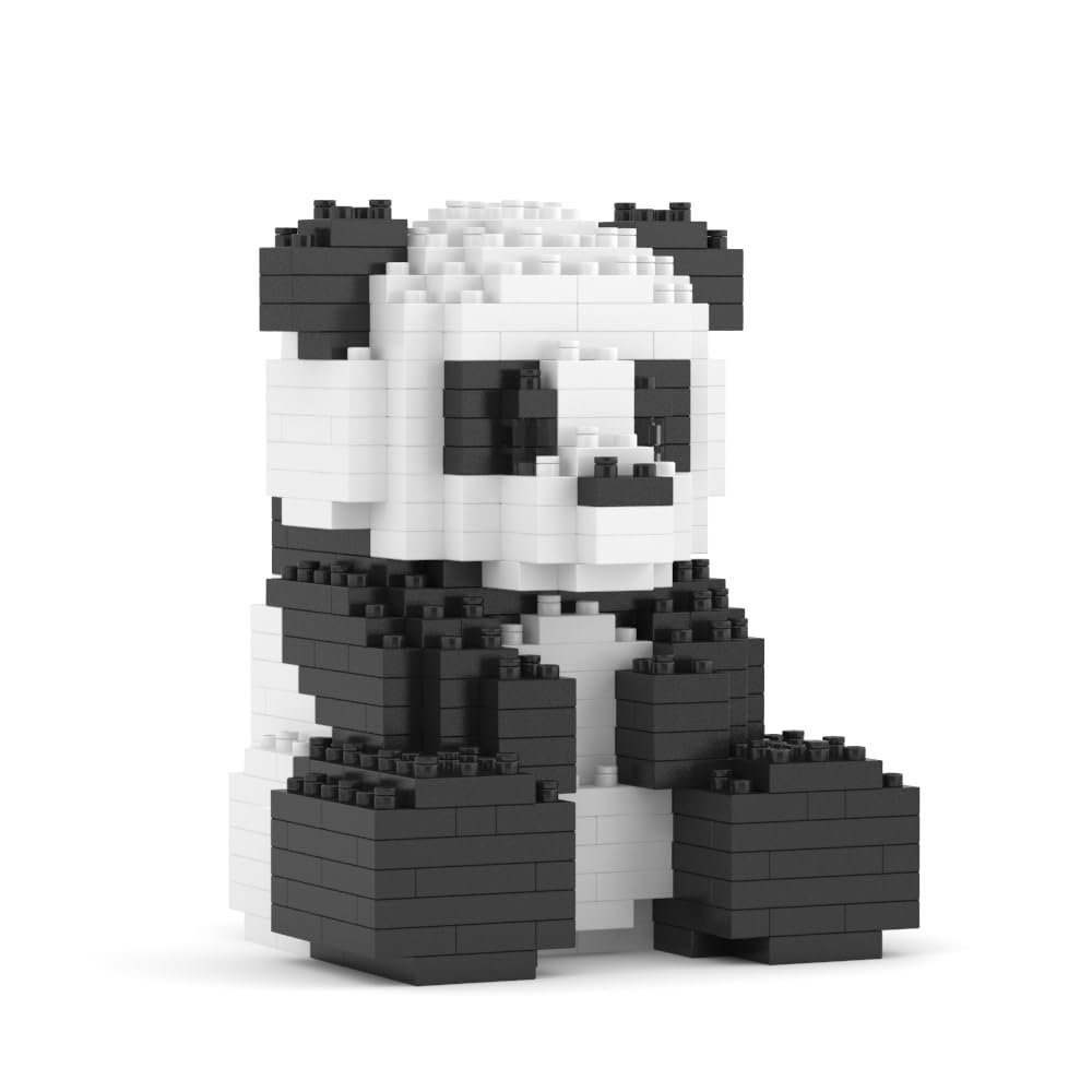 Amazon.com: JEKCA Panda Mini 01S | Mini Animal Plastic Building