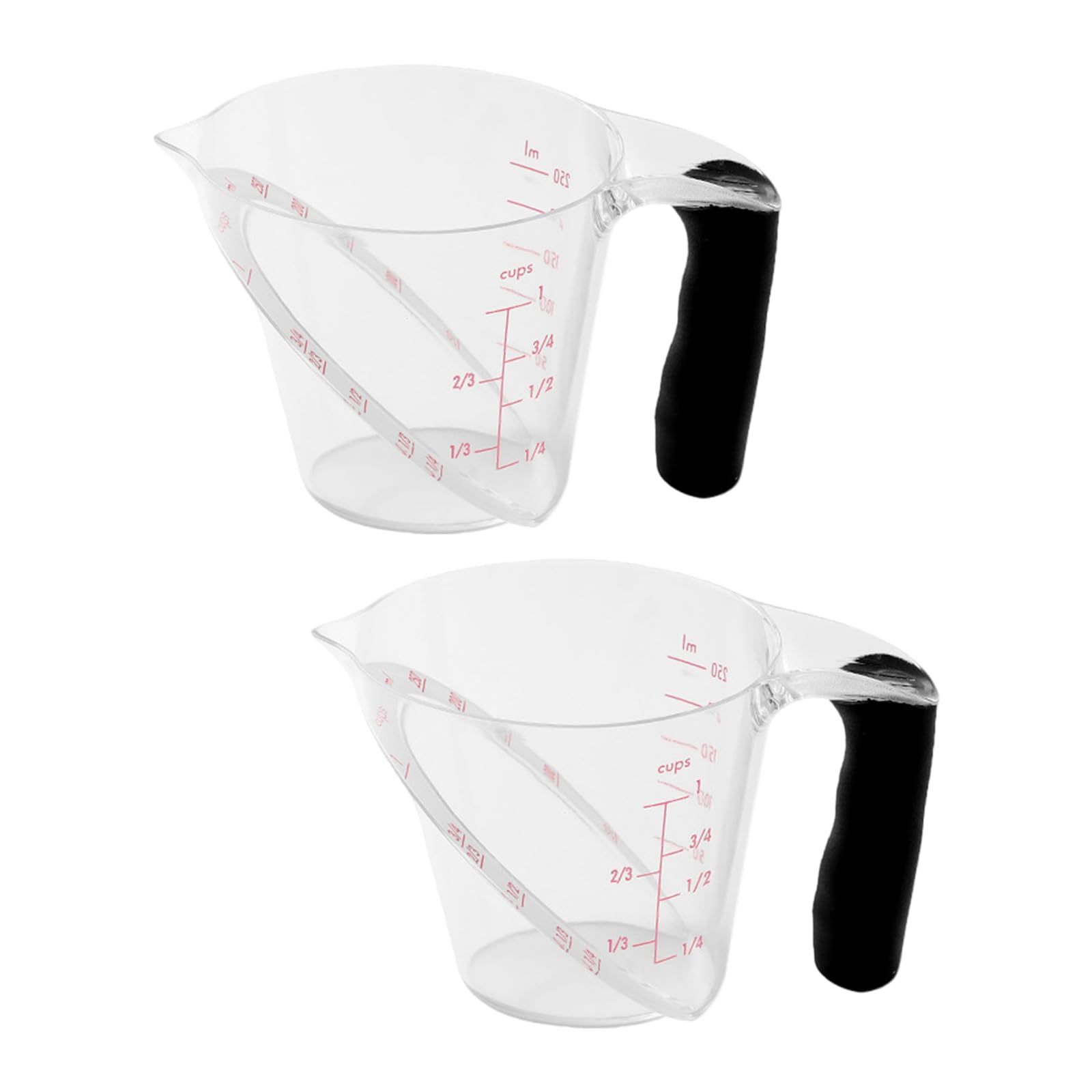 Sisyeuo 250ml Measuring Cup with Easy to Read Marking for Home Chefs and Bakers Baking and Cooking Accessories ABS Kitchen Measuring Cup