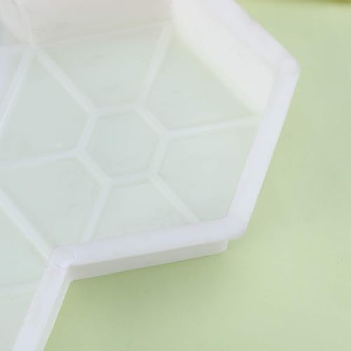 Miniatura 5 de Happyyami Molde de camino DIY para suelo de hoja de arce, molde de ladrillo para pasarela, para jardín, acera cuadrada