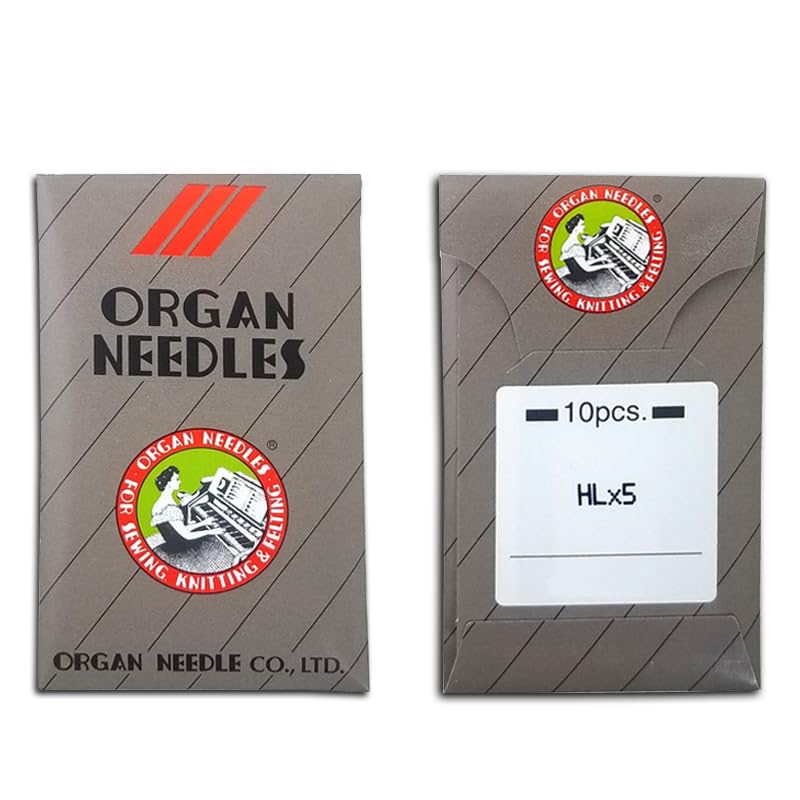 20 Organ HLX5 TITATNIUM (PD) High Speed Needles for Quilting, Jeans, Applique or Heavy Embroidery ~ Multiple Sizes! (Metric 75/11)