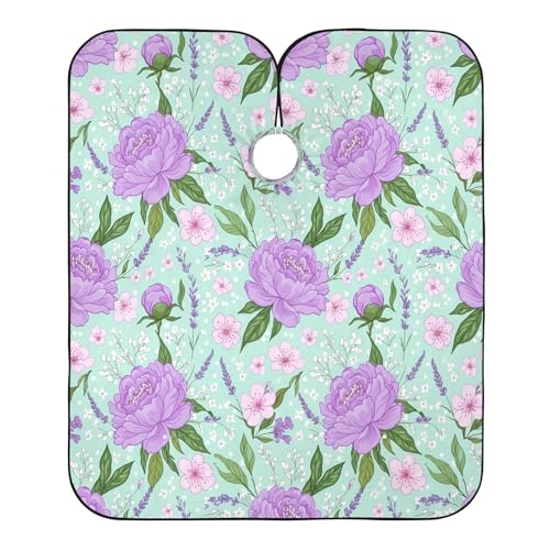 Capa para cortar cabello profesional impermeable MAOBLYR con cierre ajustable de broche metálico para peluquería miniatura 2