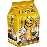 日清食品 日清ラ王 豚骨醤油 [鹿児島産黒豚エキス] インスタント 3食パック 300g