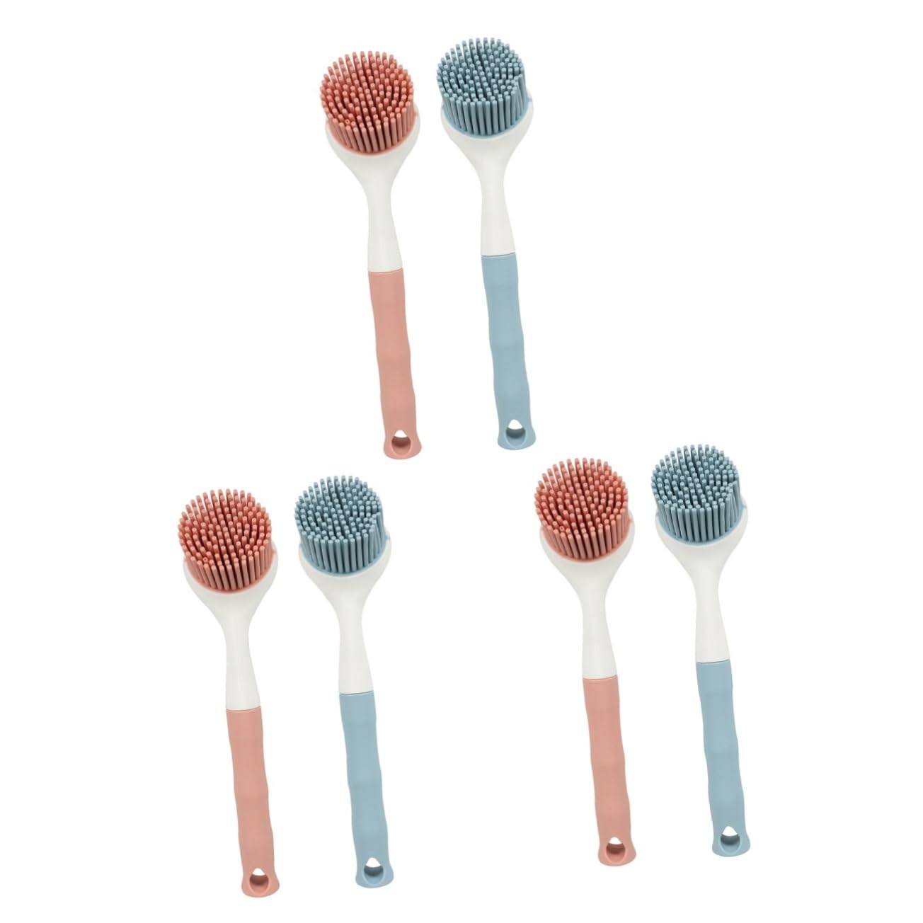 Beaupretty 6piezas Cepillo De Cocina Antideslizante para Fregar y Sartenes para Limpieza De Utensilios De Cocina y Vajilla