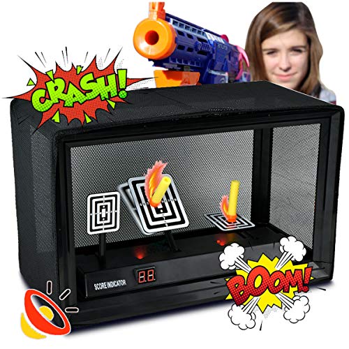 Digital Shooting Target for Nerf N-Strike Elite/Mega/Rival or Any Foam/Dart Blaster Toy Gun