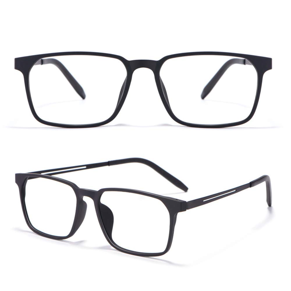 MANG Multifokale Selbsttönende Lesebrille Lesehilfe Ultraleichte Retro Gleitsichtbrille Mit UV-Schutz, Schwarz Rechteck Rahmen Sonnenbrille