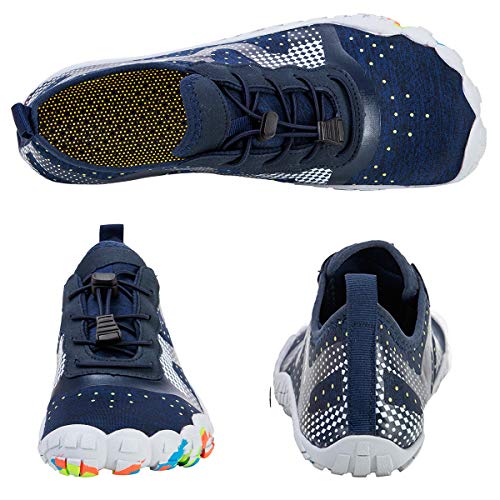 Image of Water Shoes for Men Barefoot Quick-Dry Aqua Sock Outdoor Athletic Sport Shoes for Kayaking, Boating, Hiking, Surfing, Walking