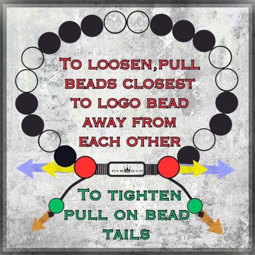 Mens Beaded Bracelet - Stone Jewelry, Black Onyx Hematite Bracelets, Mens Accessories, Adjustable3