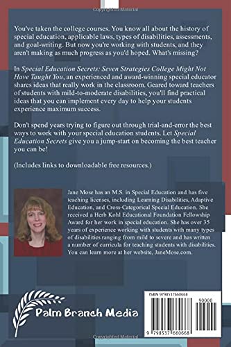 Miniatura 2 de Special Education Secrets Seven Strategies College Might Not Have Taught You