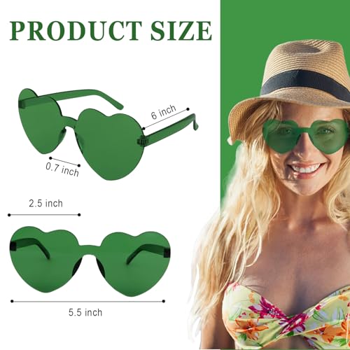 Image of Heart Sunglasses 12 /18 /24 Pcs Heart Shaped Glasses for Women Cute Funny Party Glasses Party Favors Accessories