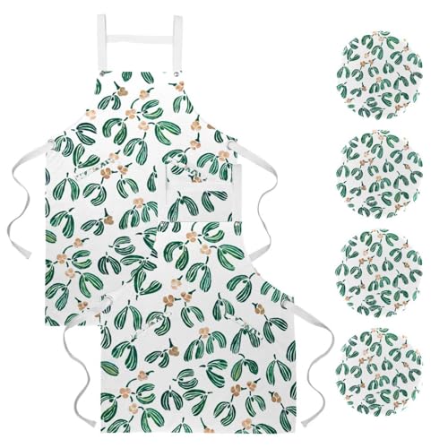 Tablier de cuisine lot de 2 anti-taches One Size pour stopper les éclaboussures au restaurant