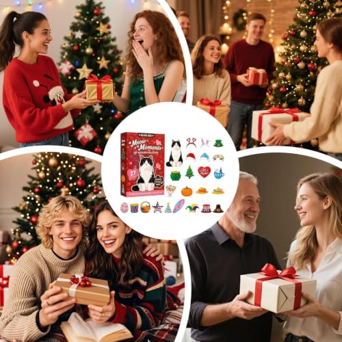 Calendrier de l'Avent en bois 27 pièces avec pendentifs assortis – vue 3