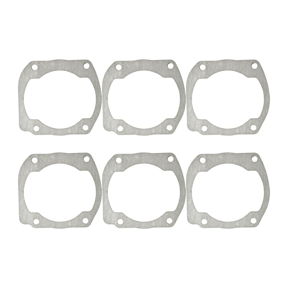 Joint de culasse pour tronçonneuse Husqvarna 365 372 371 362 - Lot de 6 pièces d'entretien