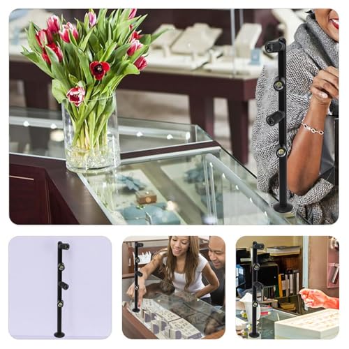 Luz para exhibición de joyas en vitrinas con diseño de pie 2