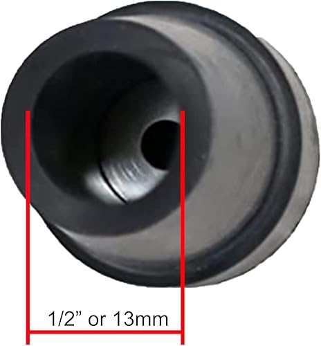 Miniatura 3 de Sky Med - Kit de repuesto para revitalizar bastón cuádruple de base pequeña de 12 pulgada, incluye cuatro puntas de 12 pulgada, un agarre suave