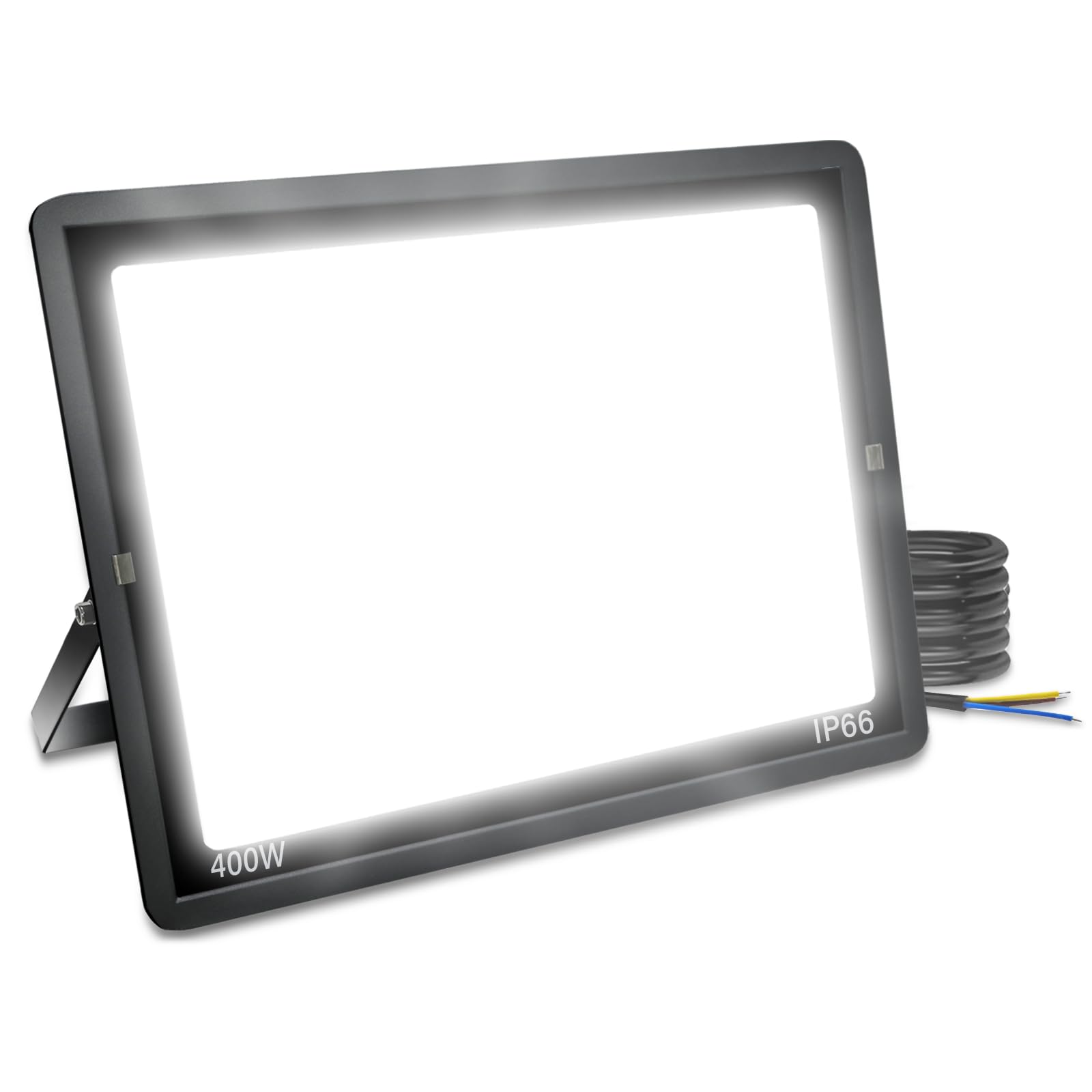 400 W LED reflektor zewnętrzny zimna biel 6500 K, 40000 LM Reflektor LED, IP66 wodoodporne reflektory LED do domu, podwórka, ogrodu, siłowni, garażu
