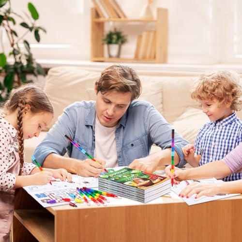 image for BenLouis 24 Pcs Football Mini Coloring Books Kids Football Theme Party