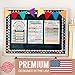 Parts of Speech Posters for Classroom – 4 Laminated Grammar Posters – Writing Process, Punctuation, Nouns Verbs Adjectives Charts – ELA Classroom Decor for Elementary & Middle School – Boho Theme