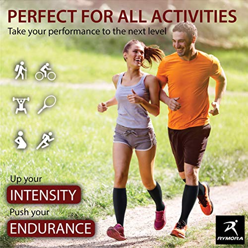 Image of Rymora Compression Socks for Men and Women - for Sports, Running, Flying, Work & More