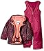 Columbia Kid's Frosty Slope Set Outerwear, Deep Blush Snow Splatter, 3T