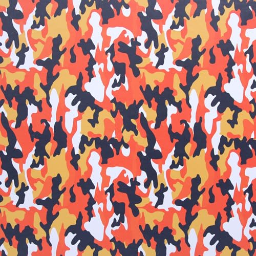 Image of KYDEX Sheet - (Infused Print) - (12in x 12in) - (Woodland Campfire Camo) - (1 Sheet) - (for Holster Making & Hobby) - (USA Made)