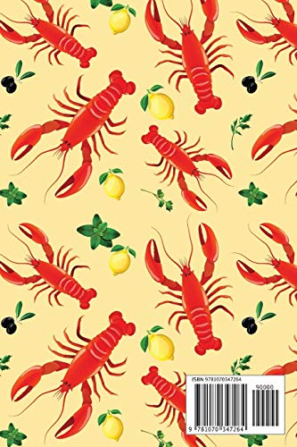 Lobster: Lobster Lovers Gift Lined Notebook Journal 110 Pages image 4