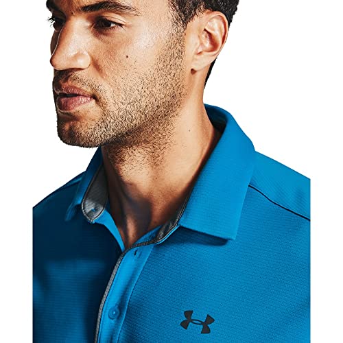 Image of Under Armour Men's Polyester Solid Tech Polo | T-Shirt | 1290140-001