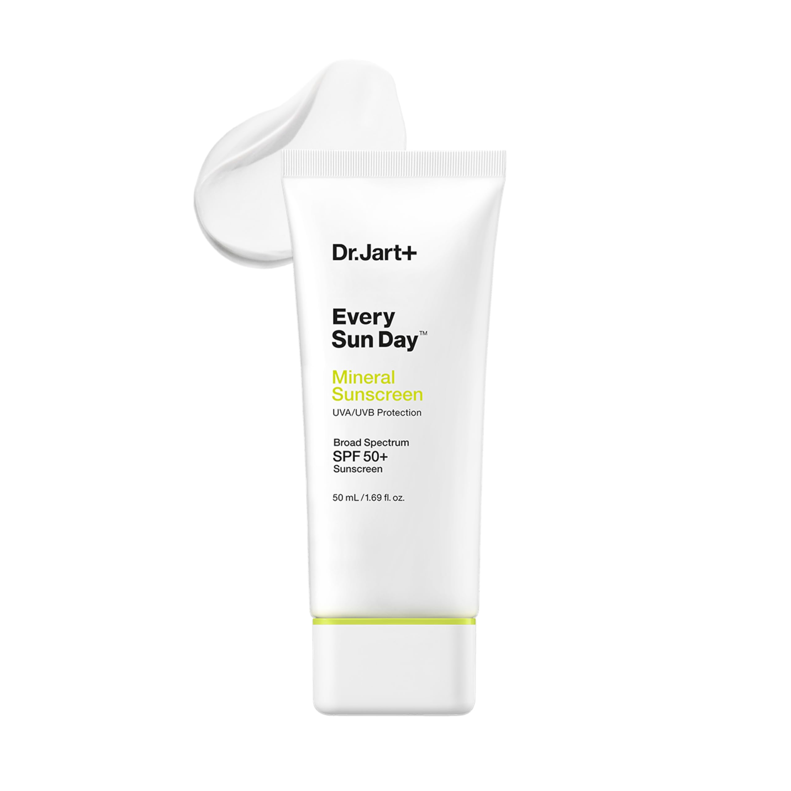 Dr.Jart+ Every Sun Day Mineral Korean Sunscreen SPF 50+ for Face with Zinc Oxide | Korean Skin Care | Travel Size, 1.69 Fl Oz