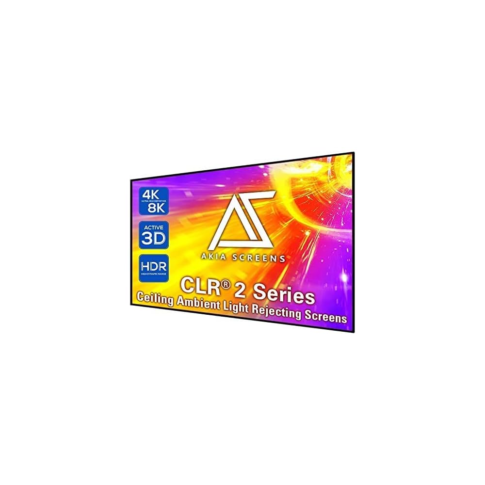Akia Screens CLR and ALR Projector Screen 123 inch Ubuy Ghana