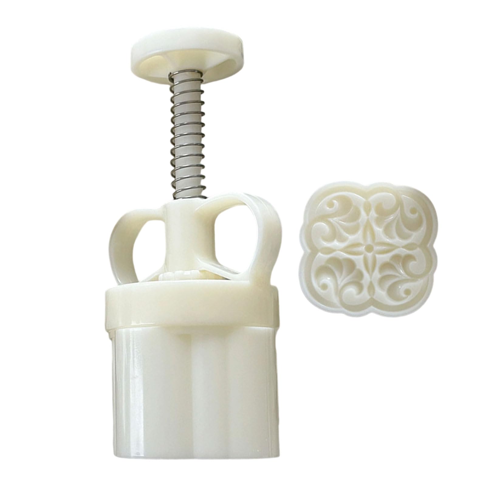Shurhome Hand Pressure Pastries Cakes Press Molds ABS Chinese Cookie Bakeware Baking Tool for Dessert ABS Baking Tool