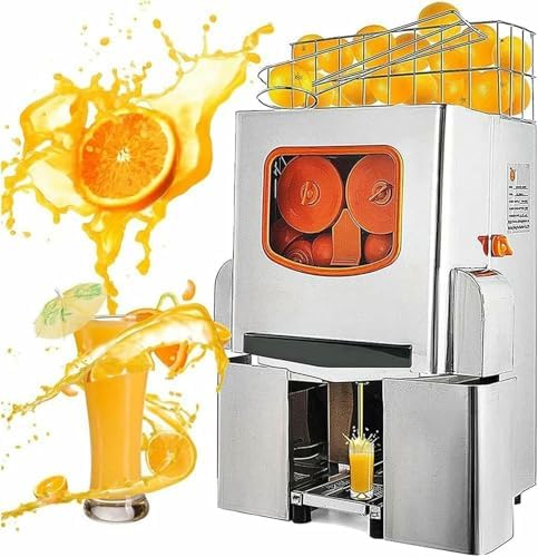 Automatic Commercial Juice Machine - High-Speed Electric Citrus Juicer for Bars & Restaurants - Produces 20 Juices/Min - Perfect for Fresh Juice Drinks