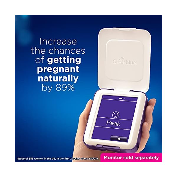 Procter & Gamble Clearblue Advanced Fruchtbarkeit Monitor Tests 20 Fruchtbarkeit Tests und 4 Schwangerschaft Tests – Bild 3