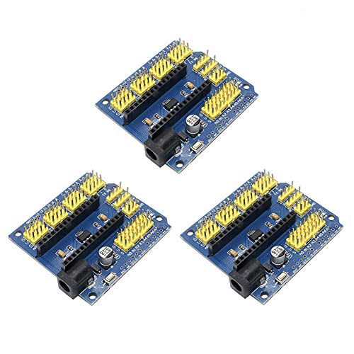 for Nano I/O Expansion Sensor Shield Module for Arduino UNO R3 Nano V3.0 / Nano Pro Compatible UNO R1 Duemilanove 2009 (3pcs)