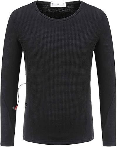 Miniatura 2 de Ropa interior térmica térmica con aislamiento para hombres y mujeres, lavable por USB, térmica, de manga larga, temperatura constante