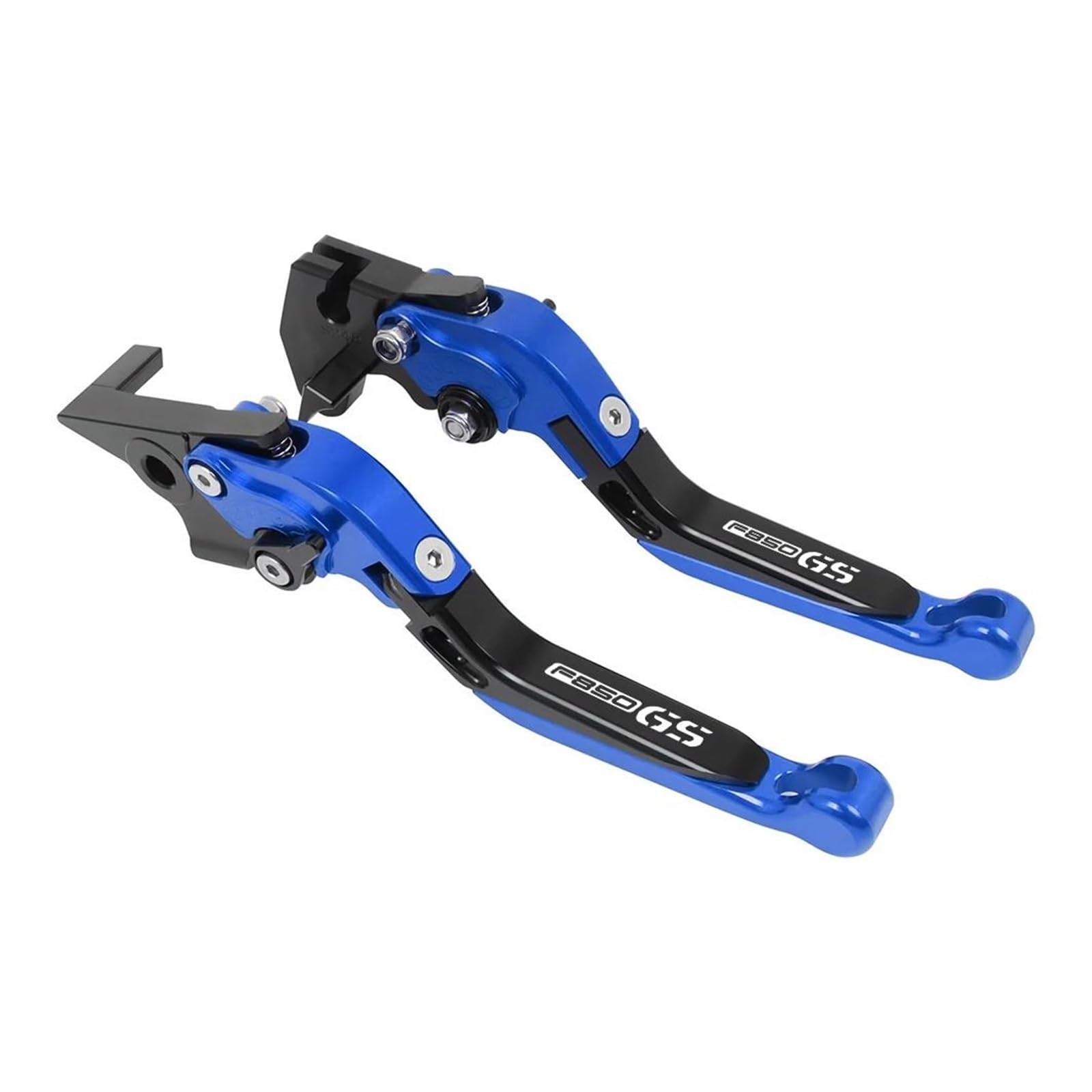 Manopole Manubrio Per BMW F850GS F750GS F 750 850 GS F750 GS 2018-2023 Moto Leve Freno Frizione Pieghevoli Regolabili(Blue-B)