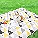 Yorbay Manta de Picnic 200 x 200 cm Impermeable con asa para Camping Playa Acampada, Alfombra Plegable