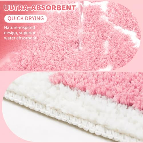 Tapis de bain antidérapant lavable microfibre douche séchage rapide - 6