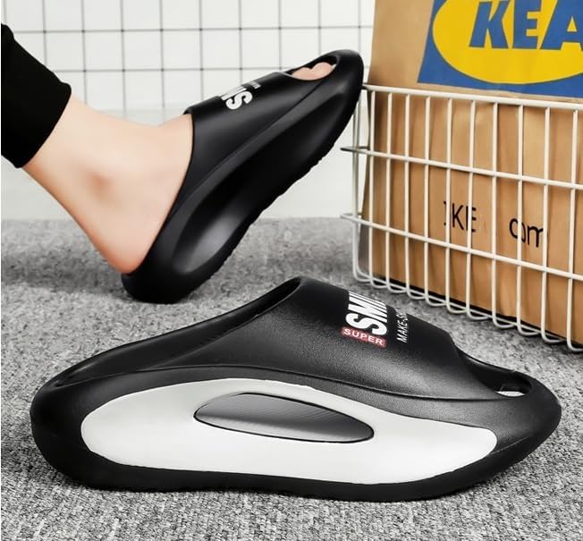 Shower Shoes with Arch Support, Orthopedic EVA Thick Sole Ultra Non Slip, Pillow Slippers for Women and Men, Quick Drying Slides for Indoor House Beach Pool3