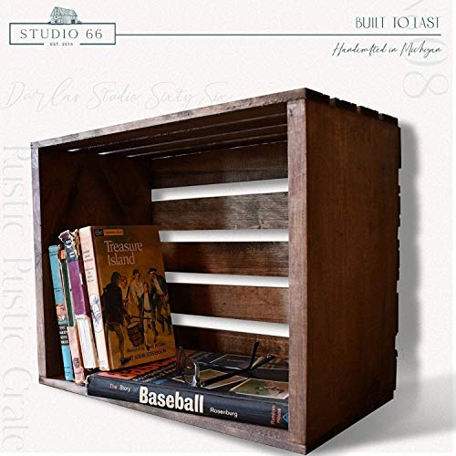 Darla'studio 66 Rustic Wood Crate #TOP6