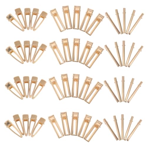 Pinces Cheveux Métalliques Dorées Légères et Durables pour Coiffure