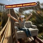 DESTEK V5 VR Headset for Phone w/VR Gamepad, 128 Premium VR apps Included, Anti-Blue Eyes Protected HD Lenses, 110° FOV Virtual Reality Headsets for iPhone, Android Phone | White - Image 3