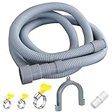 Fieaheily 10ft Washing Machine Drain Hose With Clamp, Universal Extension Hose Kit for Washing...