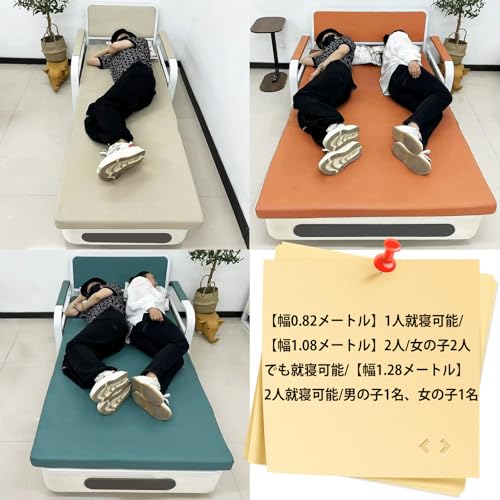 NOBBAT ソファベッド 2WAYソファーベッド 折りたたみソファーベッド リクライニング 一人暮らし ロータイプ カウチスタイル 組立品 快適な布芸ソファベッド リビングルーム、書斎、オフィスのソファに適して(グレー色,80cm) [5]