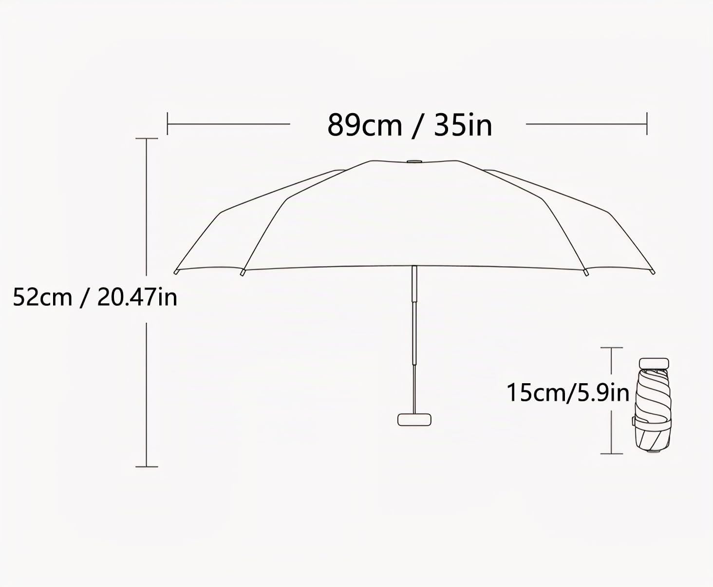 UPF50+ Protezione UV Ombrello da viaggio compatto e leggero Mini portatile antivento Forte impermeabile Pieghevole Ombrellone da sole Alla moda Design floreale per le donne