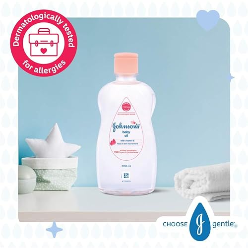 Miniatura 11 de Johnson's Aceite para Bebés con Vitamina E (200Ml) 200Ml Transparente