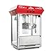 Olde Midway Bar Style Popcorn Machine Maker Popper with 8-Ounce Kettle - Red