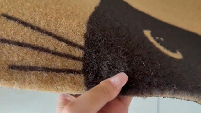 Tapete decorativo para entrada con diseño de gato miniatura 5
