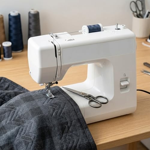 Image of Simthread Heavy Duty Blue Jeans Thread 20 Weight 3-Ply for Denim Sewing | Core-Spun Polyester, 67 Meters 6 Colors Pack for Household Thick Fabric