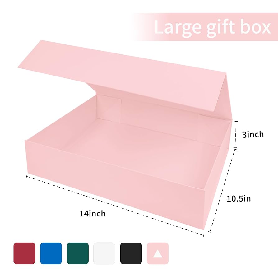 Amazon.com: YINUOYOUJIA Gift Boxes13.8x10.5x3 Inch,Large