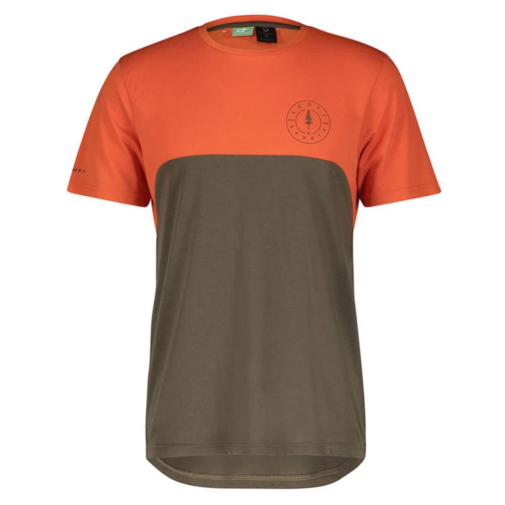 Scott Trail Flow DRI 2023 - Maglia da ciclismo corta, in metallo, colore: Blu