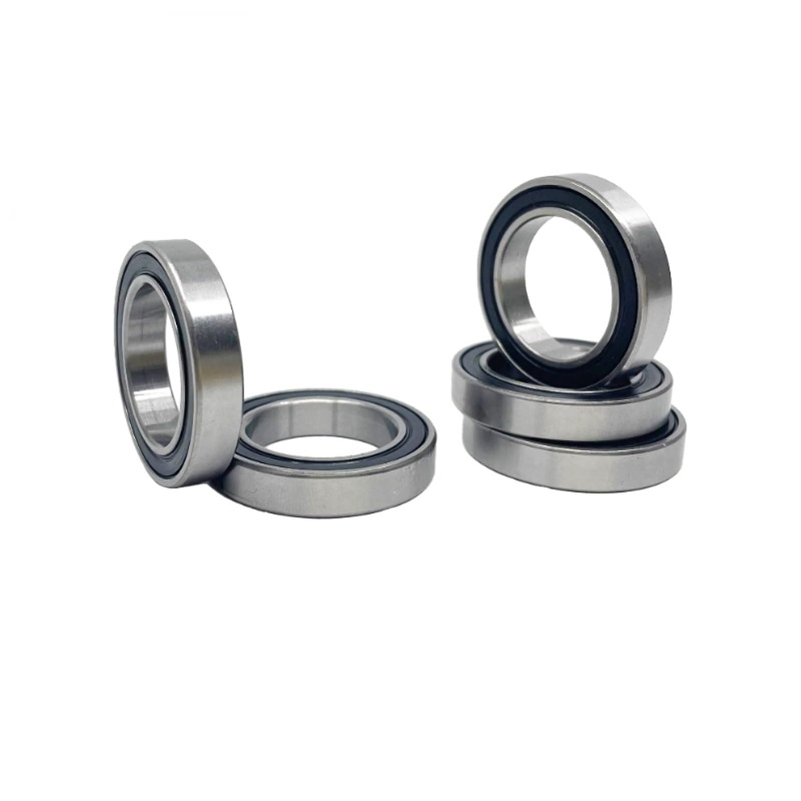 CJKXPZMH 10pcs 15267 15268 18307 MR24377 MR24378 17287-2RS GCR15 deep groove ball bearing bicycle part bearings(15267 2RS 15X26X7mm)